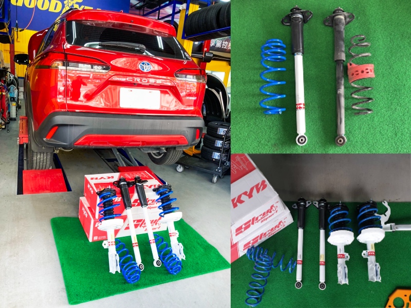  Toyota Corolla Cross更換KYB Strut Plus Sport 總成運動版避震器