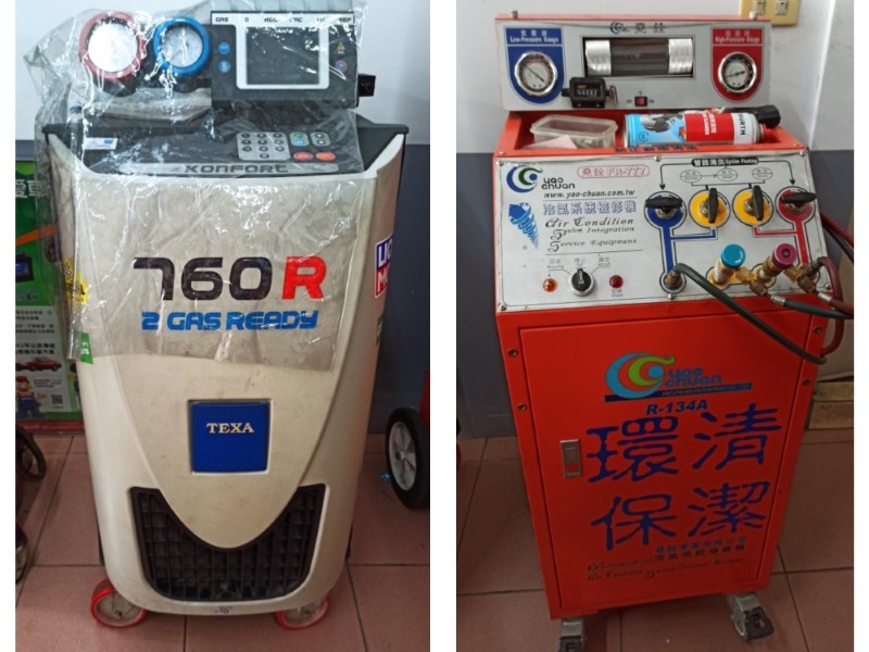 冷媒回收充填機與冷氣管路檢測機